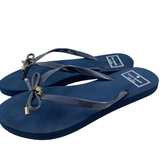 kate spade Shoes - Kate Spade Navy Flip Flops women's sandals.